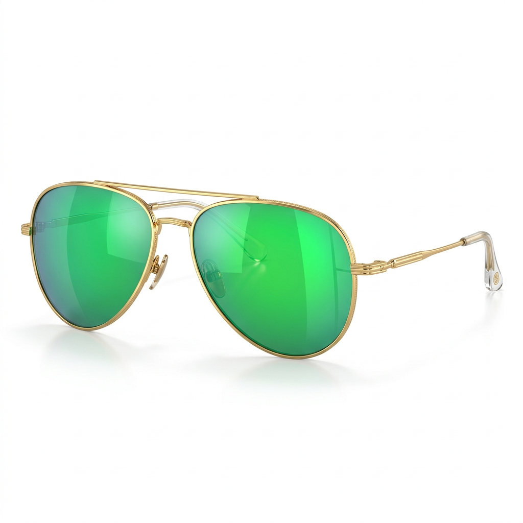 Green Mirror Aviator